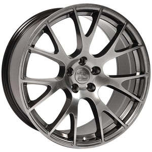 OE Wheels Replica DG15 Hyper Black 22x9.0 +18 5x115mm 71.5mm - Wheelwiz
