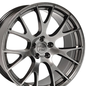 OE Wheels Replica DG15 Hyper Black 22x9.0 +18 5x115mm 71.5mm - Wheelwiz