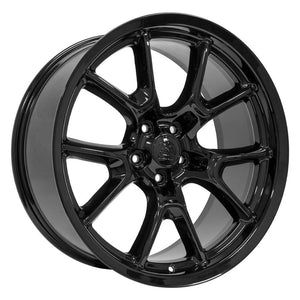 OE Wheels Replica DG21 Gloss Black 20x9.0 +18 5x115mm 71.5mm - Wheelwiz