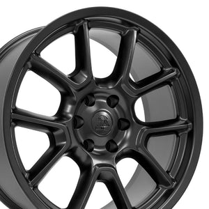 OE Wheels Replica DG21 Satin Black 22x9.5 +9 6x139.7mm 78.1mm
