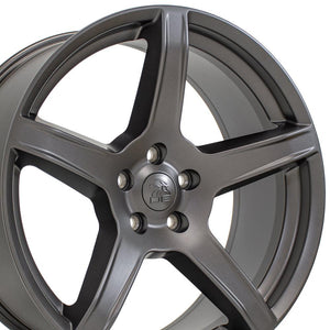 OE Wheels Replica DG22 Satin Gunmetal 22x9.5 +29 5x127mm 71.5mm