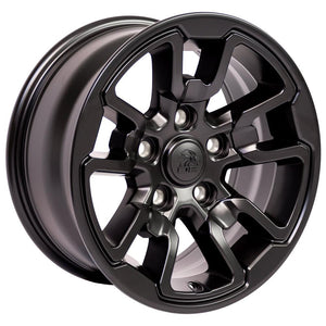 OE Wheels Replica DG55 Satin Black 17x8.0 +18 5x139.7mm 77.8mm