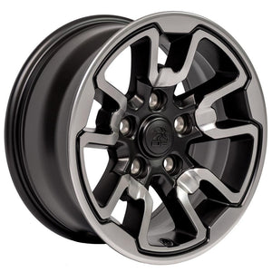 OE Wheels Replica DG55 Polished with Painted Inlay 17x8.0 +18 5x139.7mm 77.8mm