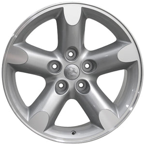 OE Wheels Replica DG56 Silver Machined 20x9.0 +19 5x139.7mm 78.1mm