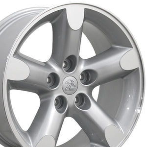 OE Wheels Replica DG56 Silver Machined 20x9.0 +19 5x139.7mm 78.1mm