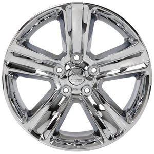 OE Wheels Replica DG65 Chrome 20x9.0 +19 5x139.7mm 77.8mm