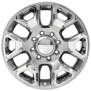 OE Wheels Replica DG66 Hyper Silver with Chrome 20x8.0 +54.65 8x165.1mm 121.3mm - Wheelwiz