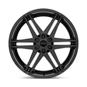 DUB S268 DIRTY DOG All Glossy Black 24x10 +25 6x139.7mm 106.1mm - Wheelwiz