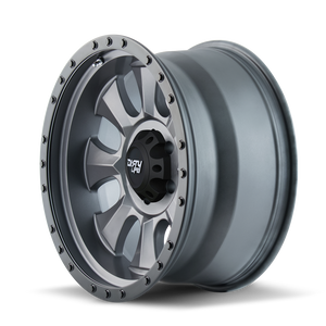 Dirty Life IRONMAN Satin gunmetal 18x9 0 5x150mm 110mm - WheelWiz