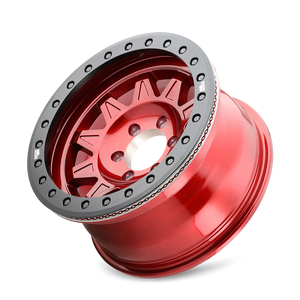 Dirty Life ROADKILL RACE Gloss crimson candy red 17x9 -14 5x127mm 71.5mm - Wheelwiz