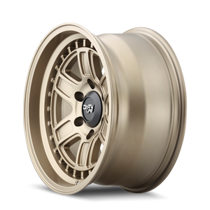 Dirty Life CAGE Matte gold 17x8.5 -6 6x139.7mm 106mm - Wheelwiz