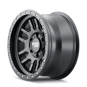 Dirty Life CANYON PRO Satin black 17x9 0 6x139.7mm 106mm - Wheelwiz