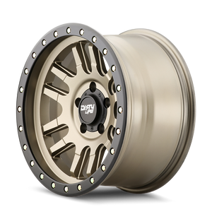 Dirty Life CANYON PRO Satin gold 17x9 -38 5x127mm 71.5mm - Wheelwiz