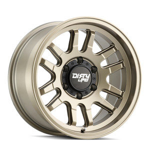 Dirty Life CANYON Satin gold 17x9 0 5x139.7mm 108.1mm - Wheelwiz