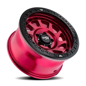 Dirty Life ENIGMA RACE Gloss crimson candy red 17x9 -12 8x165.1mm 130.8mm - Wheelwiz