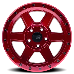 Dirty Life COMPOUND Gloss crimson candy red 17x9 -12 6x139.7mm 106mm - Wheelwiz