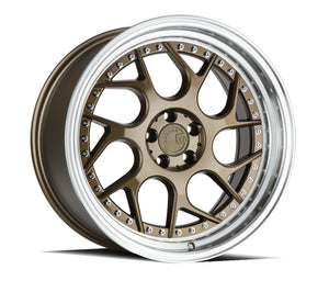 Aodhan DS01 Bronze w/Machined Lip 18x9.5 +30 5x114.3 73.1mm - Wheelwiz