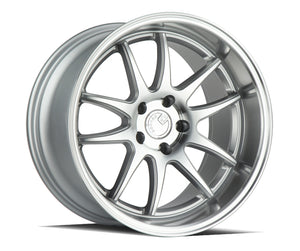 Aodhan DS02 Silver w/Machined Face 18x10.5 +15 5x114.3 73.1mm - Wheelwiz