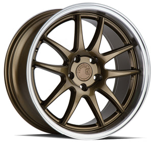 Aodhan DS02 Bronze w/Machined Lip 18x8.5 +35 5x100 73.1mm - Wheelwiz