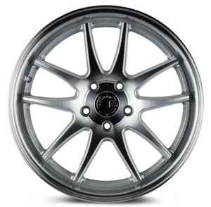 Aodhan DS02 Silver w/Machined Face 18x8.5 +35 5x100 73.1mm - Wheelwiz