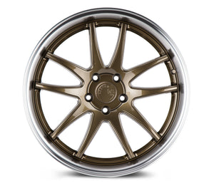 Aodhan DS02 Bronze w/Machined Lip 18x9.5 +22 5x114.3 73.1mm - Wheelwiz