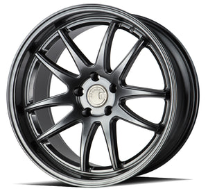 Aodhan DS02 Hyper Black 18x9.5 +22 5x114.3 73.1mm - Wheelwiz