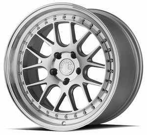 Aodhan DS06 Silver w/Machined Face 18x9.5 +22 5x114.3 73.1mm - Wheelwiz