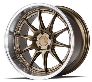 Aodhan DS07 Bronze w/Machined Lip 18x10.5 +22 5x114.3 73.1mm - Wheelwiz