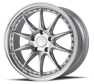 Aodhan DS07 Silver w/Machined Face 18x8.5 +35 5x100 73.1mm - Wheelwiz