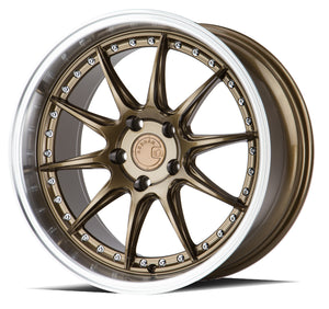 Aodhan DS07 Bronze w/Machined Lip 18x9.5 +30 5x114.3 73.1mm - Wheelwiz
