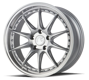 Aodhan DS07 Silver w/Machined Face 18x9.5 +22 5x114.3 73.1mm - Wheelwiz