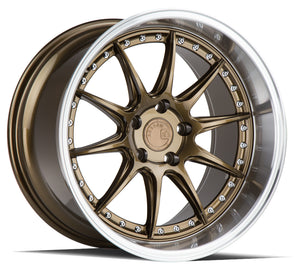 Aodhan DS07 Bronze w/Machined Lip 19x11 +15 5x114.3 73.1mm - Wheelwiz