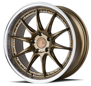 Aodhan DS07 Bronze w/Machined Lip 19x8.5 +35 5x114.3 73.1mm - Wheelwiz