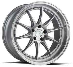 Aodhan DS07 Silver w/Machined Face 19x9.5 +30 5x114.3 73.1mm - Wheelwiz