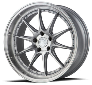 Aodhan DS07 Silver w/Machined Face 19x9.5 +30 5x114.3 73.1mm - Wheelwiz
