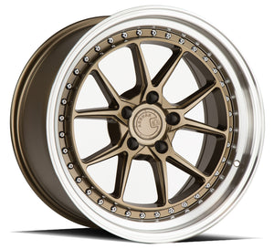 Aodhan DS08 Bronze w/Machined Lip 18x8.5 +35 5x114.3 73.1mm - Wheelwiz