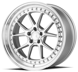 Aodhan DS08 Silver w/Machined Face 18x8.5 +35 5x100 73.1mm - Wheelwiz