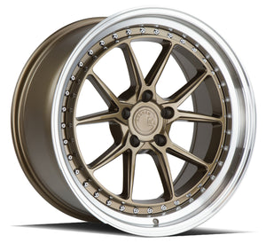 Aodhan DS08 Bronze w/Machined Lip 19x11 +22 5x114.3 73.1mm - Wheelwiz
