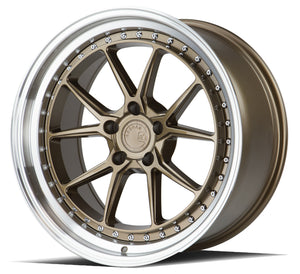 Aodhan DS08 Bronze w/Machined Lip 19x11 +22 5x114.3 73.1mm - Wheelwiz