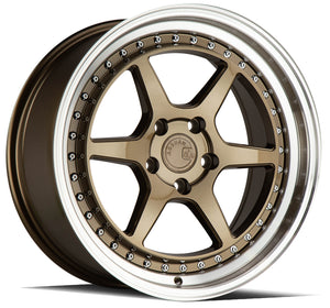 Aodhan DS09 Bronze w/Machined Lip 19x8.5 +35 5x114.3 73.1mm - Wheelwiz