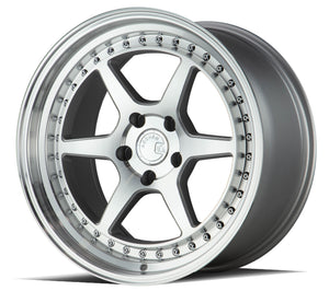 Aodhan DS09 Silver w/Machined Face 18x8.5 +35 5x114.3 73.1mm - Wheelwiz