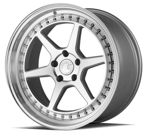 Aodhan DS09 Silver w/Machined Face 18x9.5 +15 5x114.3 73.1mm - Wheelwiz