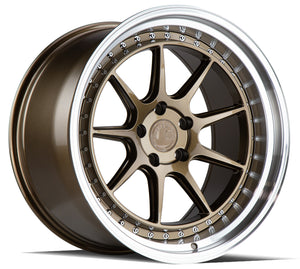 Aodhan DS-X Bronze w/Machined Lip 18x10.5 +15 5x114.3 73.1mm - Wheelwiz