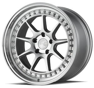 Aodhan DS-X Silver w/Machined Face 18x10.5 +15 5x114.3 73.1mm - Wheelwiz