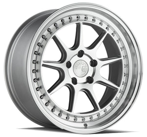 Aodhan DS-X Silver w/Machined Face 18x8.5 +35 5x100 73.1mm - Wheelwiz