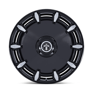 DUB DC271 CHEEF Gloss Black Milled 24x10 +18 6x135|6x139.7mm 106.3mm - Wheelwiz