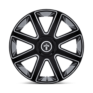 DUB DC273 PULL Gloss Black Milled 26x10 +30 6x135|6x139.7mm 100.3mm - Wheelwiz