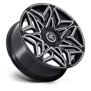 DUB DC274 ANOMALY Gloss Black Milled 22x9 +15 Custom 72.6mm - Wheelwiz