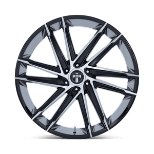 DUB DC275 BLAZE Gloss Black W/ Machined Face 26x10 +30 6x135mm 87.1mm - Wheelwiz