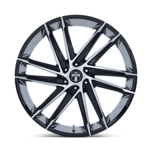 DUB DC275 BLAZE Gloss Black W/ Machined Face 26x10 +30 6x135mm 87.1mm